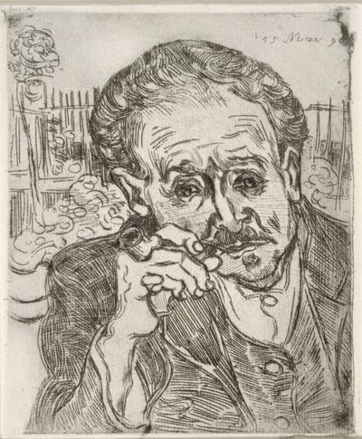 Portrait of Dr. Gachet (Auvers-sur-Oise), May 15, 1890 by Vincent van Gogh